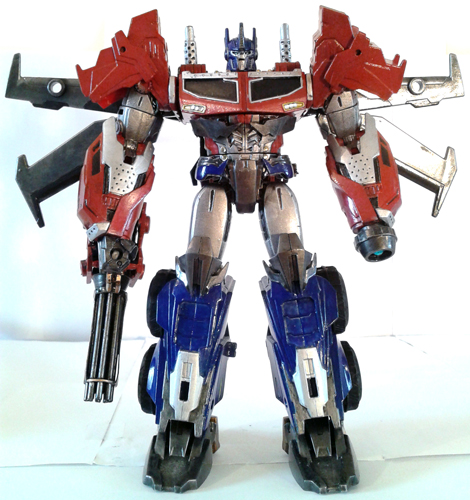 Transformers Prime Beast Hunters Voyager Class Optimus Prime