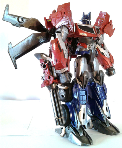 Custom Transformers prime beast hunters optimus